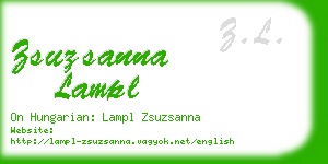 zsuzsanna lampl business card